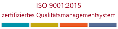 ISO 9001 - zertifiziertes Qualitätsmanagement